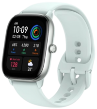 Amazfit GTS 4 Mini Su Geçirmez 41.8 mm Silikon Kordon Kare Unisex Akıllı Saat Beyaz