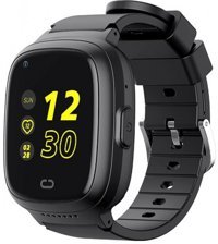 Havit KW11 GPS Su Geçirmez Silikon Kordon Kare Kameralı Çocuk Akıllı Saat Siyah