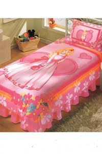 Makiteks Pamuk Dört Mevsim 160 x 220 cm Prenses Tek Kişilik Nevresim Takımı Çok Renkli