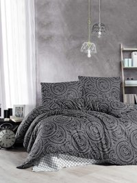 Mulberry Pamuk Polyester Dört Mevsim 160 x 220 cm Desenli Tek Kişilik Nevresim Takımı Çok Renkli