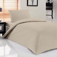 Çeyiz Diyarı Pure Ranforce Dört Mevsim 160 x 200 cm Düz Tek Kişilik Nevresim Takımı Krem