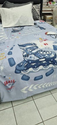 Clasy Pamuk Dört Mevsim 160 x 220 cm Genç Tek Kişilik Nevresim Takımı Mavi