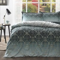 Özdilek Ranforce Kışlık 160 x 220 cm Geometrik Tek Kişilik Nevresim Takımı Yeşil