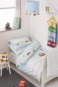 Mothercare Dört Mevsim 100 x 150 cm Araba Tek Kişilik Nevresim Takımı Mavi