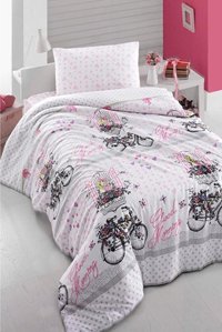 Ete Hometex Ranforce Dört Mevsim 160 x 220 cm Genç Tek Kişilik Nevresim Takımı Çok Renkli