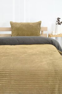 Favora Ranforce Dört Mevsim 160 x 220 cm Çiçekli Tek Kişilik Nevresim Takımı Bej Mavi