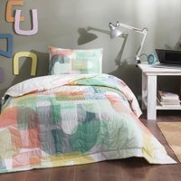 Taç Pamuk Dört Mevsim 180 x 230 cm Desenli Tek Kişilik Nevresim Takımı Yeşil