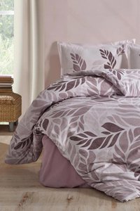 Clasy Ranforce Kışlık 160 x 220 cm Doğa Tek Kişilik Nevresim Takımı Bej