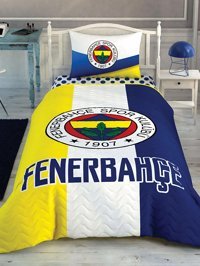 Taç Pamuk Dört Mevsim 160 x 220 cm Lastikli Taraftar Tek Kişilik Nevresim Takımı Çok Renkli