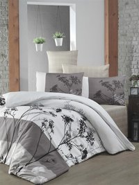 Komfort Home Polycotton Kışlık 160 x 220 cm Ağaç Tek Kişilik Nevresim Takımı Çok Renkli