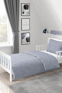 Favora Pamuk Dört Mevsim 160 x 220 cm Modern Tek Kişilik Nevresim Takımı Füme