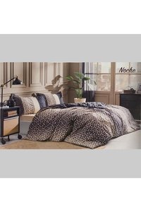 Özdilek Ranforce Dört Mevsim 160 x 220 cm Desenli Tek Kişilik Nevresim Takımı Siyah