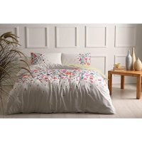 Taç Ranforce Dört Mevsim 160 x 220 cm Desenli Tek Kişilik Nevresim Takımı Pembe