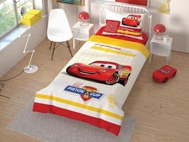 Taç Pamuk Dört Mevsim 160 x 220 cm Lastikli Araba Tek Kişilik Nevresim Takımı Gümüş