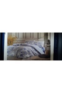 Özdilek Pamuk Polyester Kışlık 160 x 220 cm Geometrik Tek Kişilik Nevresim Takımı Mavi