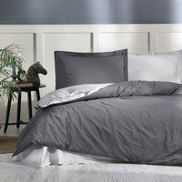 Özdilek Ranforce Kışlık 160 x 220 cm Düz Tek Kişilik Nevresim Takımı Gri