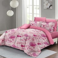 Mono Home Pamuk Saten Dört Mevsim 200 x 220 cm 3D Çift Kişilik Nevresim Takımı Pembe