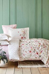 Karaca Home Pamuk Dört Mevsim 200 x 220 cm Çiçekli Çift Kişilik Nevresim Takımı Çok Renkli