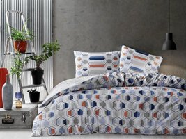 Nevresim Dünyası Ranforce Dört Mevsim 200 x 220 cm Lastikli Genç Çift Kişilik Nevresim Takımı Mavi