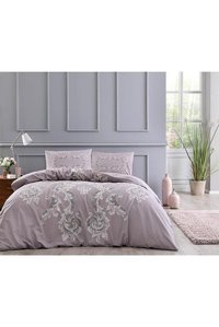 Taç Chelsea Ranforce Dört Mevsim 200 x 220 cm Lastikli Desenli Çift Kişilik Nevresim Takımı Taş
