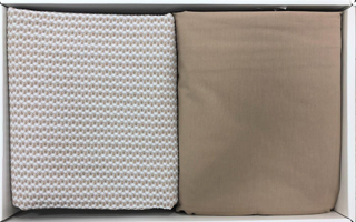 Taç Ranforce Dört Mevsim 200 x 220 cm Düz Çift Kişilik Nevresim Takımı Kahverengi