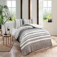 Taç Ranforce Dört Mevsim 200 x 220 cm Lastikli Genç Çift Kişilik Nevresim Takımı Açık Kahverengi