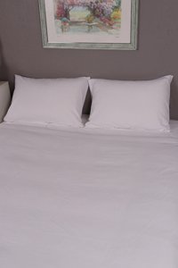 Ndc Home Pamuk Dört Mevsim 200 x 220 cm Düz Çift Kişilik Nevresim Takımı Beyaz