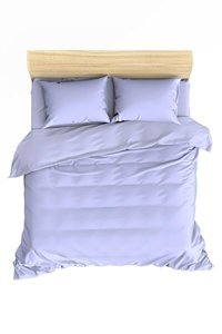 Makiteks Pamuk Dört Mevsim 200 x 220 cm Düz Çift Kişilik Nevresim Takımı Açık Mavi