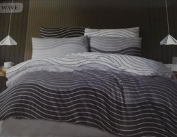 T.Concept Pamuk Dört Mevsim 200 x 220 cm Çizgili Çift Kişilik Nevresim Takımı Çok Renkli