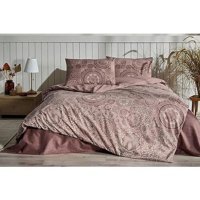 Özdilek Pamuk Polyester Kışlık 200 x 220 cm Desenli Çift Kişilik Nevresim Takımı Bordo