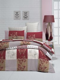 Komfort Home Pamuk Polyester 200 x 220 cm Hayvan Çift Kişilik Nevresim Takımı Çok Renkli
