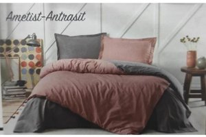 Özdilek Pamuk Kışlık 200 x 220 cm Düz Çift Kişilik Nevresim Takımı Kiremit