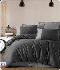 Clasy Ranforce Dört Mevsim 200 x 220 cm Düz Çift Kişilik Nevresim Takımı Antrasit