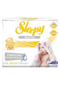 Sleepy Sensitive 50 Yaprak 3'lü Paket Islak Mendil