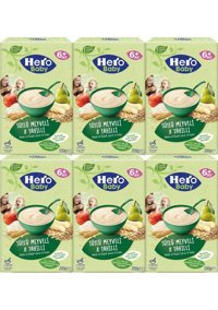Hero Baby Tahıllı Glutensiz Meyveli Sütlü Kaşık Maması 6x200 gr