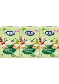 Hero Baby Tahıllı Glutensiz Meyveli Sütlü Kaşık Maması 3x200 gr