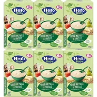 Hero Baby Tahıllı Meyveli Sütlü Kaşık Maması 6x400 gr
