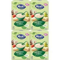 Hero Baby Tahıllı Glutensiz Meyveli Sütlü Kaşık Maması 4x200 gr
