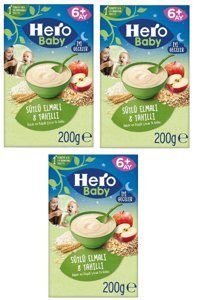 Hero Baby Gece Tahıllı Meyveli Kaşık Maması 200 gr