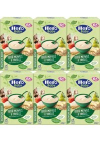 Hero Baby Tahıllı Glutensiz Meyveli Sütlü Kaşık Maması 6x400 gr
