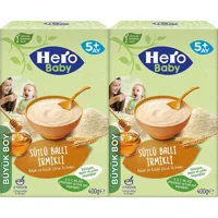 Hero Baby Tahıllı Ballı İrmikli Kaşık Maması 2x400 gr
