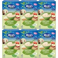Hero Baby Gece Tahıllı Elmalı Tahıllı Sütlü Kaşık Maması 6x200 gr
