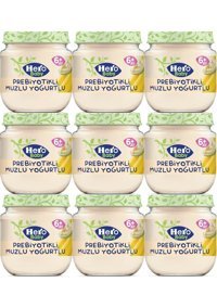 Hero Baby Tahılsız Glutensiz Muzlu Yoğurtlu Probiyotikli Kavanoz Maması 9x120 gr