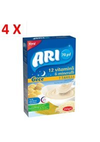 Arı Tahıllı Pirinç Unlu Probiyotikli Kaşık Maması 4x250 gr