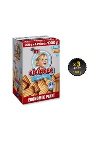 Eti Cicibebe Tahıllı Buğday Bebek Bisküvisi 3x1 kg