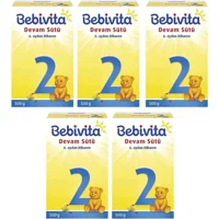 Bebivita Probiyotikli 2 Numara Devam Sütü 5x500 gr