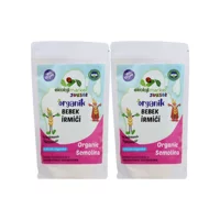 Ekoloji Market Tahıllı Organik İrmikli Kaşık Maması 2x250 gr