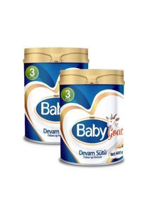 Baby Goat Keçi Sütlü Probiyotikli 3 Numara Devam Sütü 2x400 gr