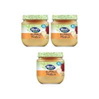 Hero Baby Tahılsız Glutensiz Elmalı Muzlu Kavanoz Maması 3x125 gr