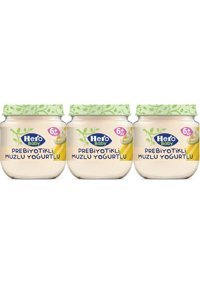 Hero Baby Tahılsız Glutensiz Muzlu Yoğurtlu Probiyotikli Kavanoz Maması 3x120 gr